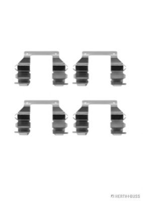 HERTH BUSS JAKOPARTS j3665003 -  Комплектующие, колодки дискового тормоза
